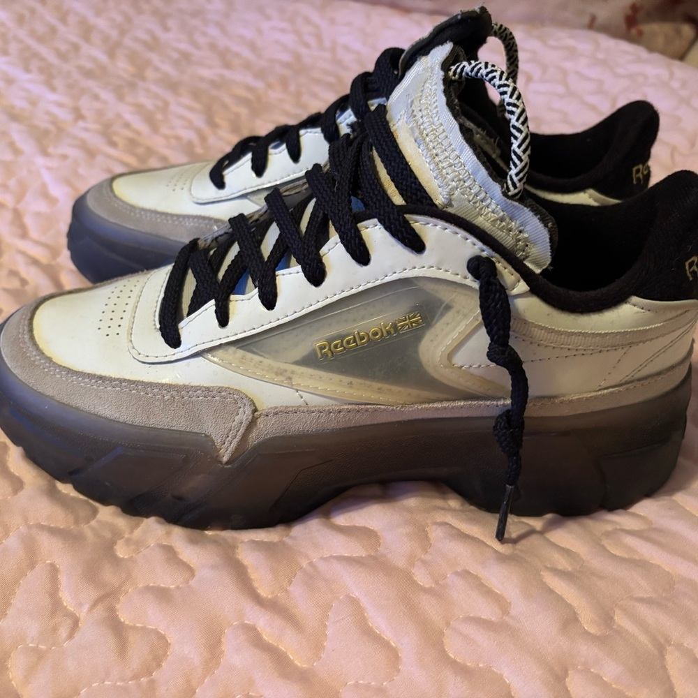 Women’s Athletic Sneakers - White and Black